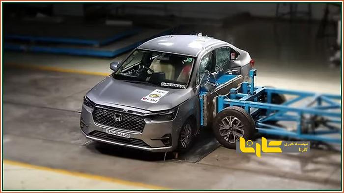 پنج ستاره ایمنی هوندا امیز در جدیدترین تست‌های تصادف