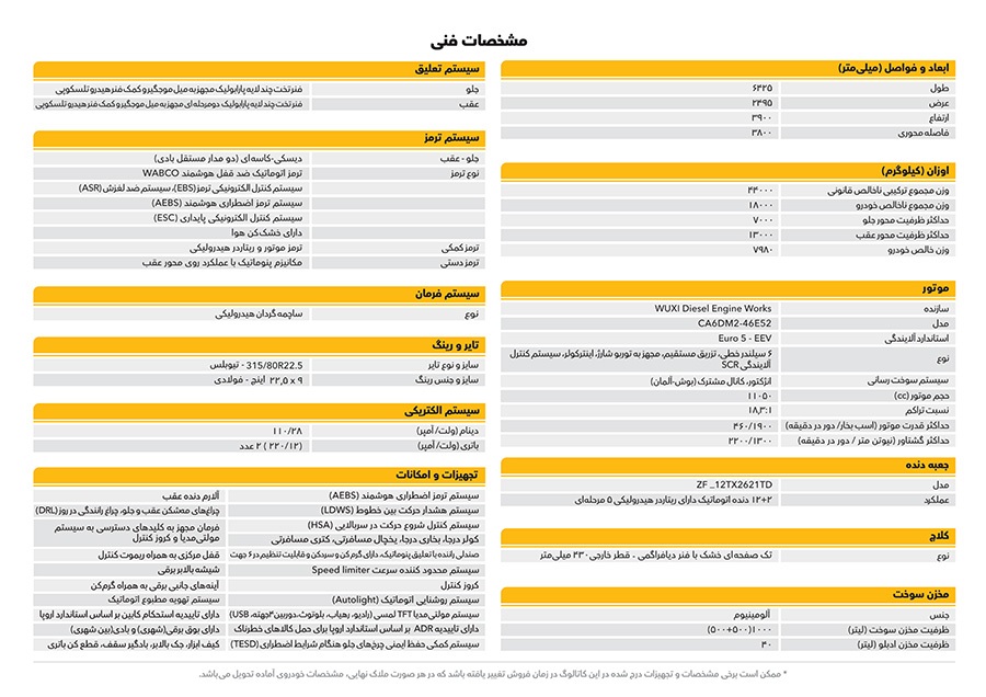 کشنده تکمحور فاو J6P-460 با گیربکس اتوماتیک توسط سیبا موتور عرضه میشود کشنده تکمحور فاو J6P-460 با گیربکس اتوماتیک توسط سیبا موتور عرضه میشود