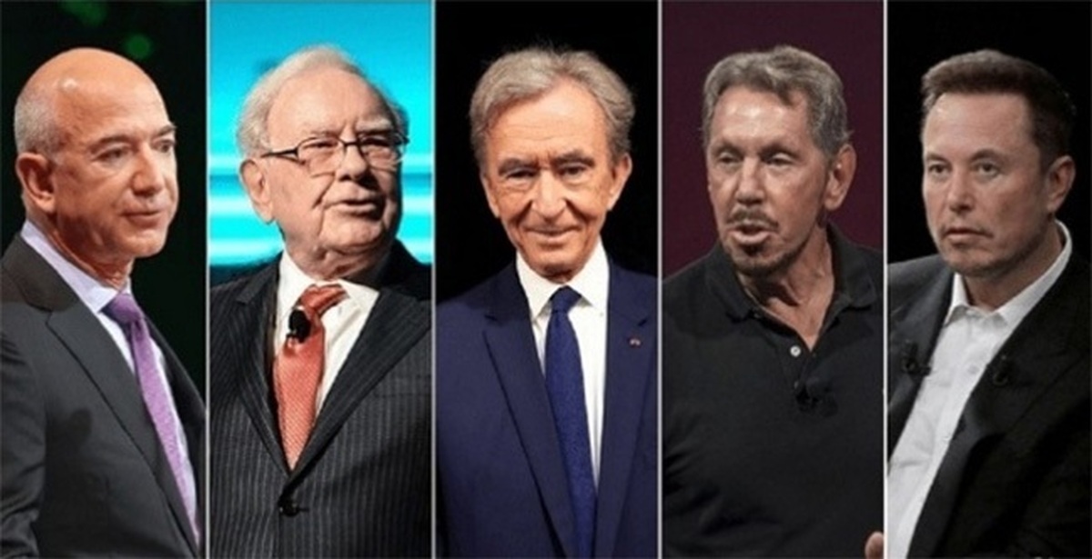 ثروتمندترین مردان دنیا چقدر پول دارند؟