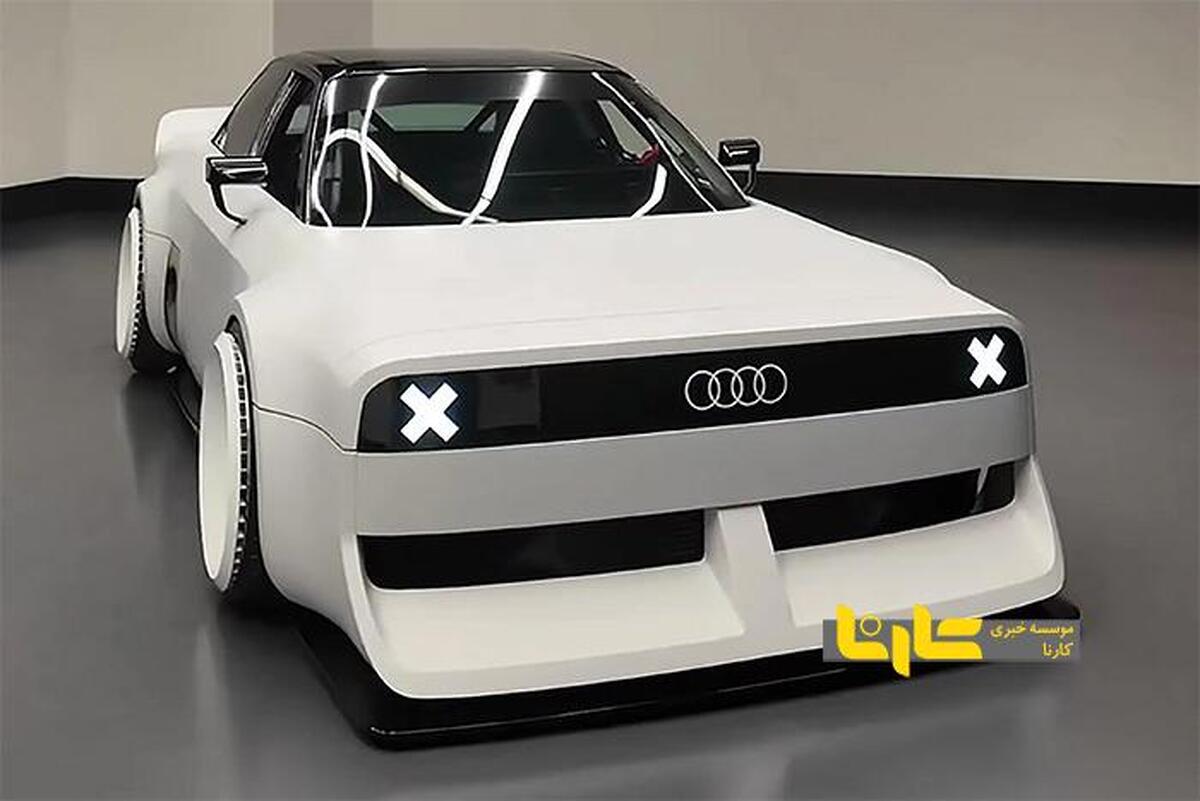 آئودی کانسپت ۵۰ سالگی موتور پنج سیلندرش را جشن گرفت + عکس