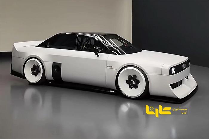 آئودی با GT۵۰ کانسپت ۵۰ سالگی موتور پنج سیلندرش را جشن گرفت