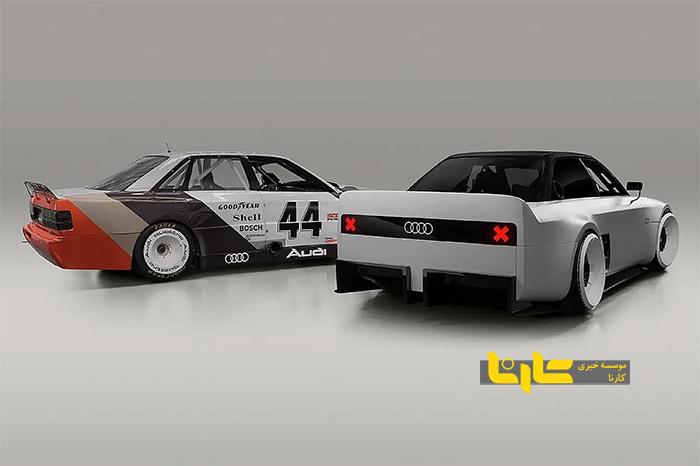 آئودی با GT۵۰ کانسپت ۵۰ سالگی موتور پنج سیلندرش را جشن گرفت