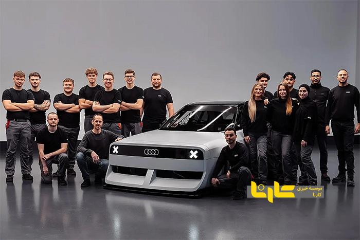 آئودی با GT۵۰ کانسپت ۵۰ سالگی موتور پنج سیلندرش را جشن گرفت