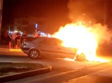 فیلم آتش سوزی زانتیا در آستارا ! منبع سایت کارنا