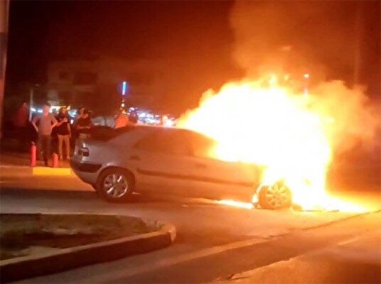 فیلم آتش سوزی زانتیا در آستارا !