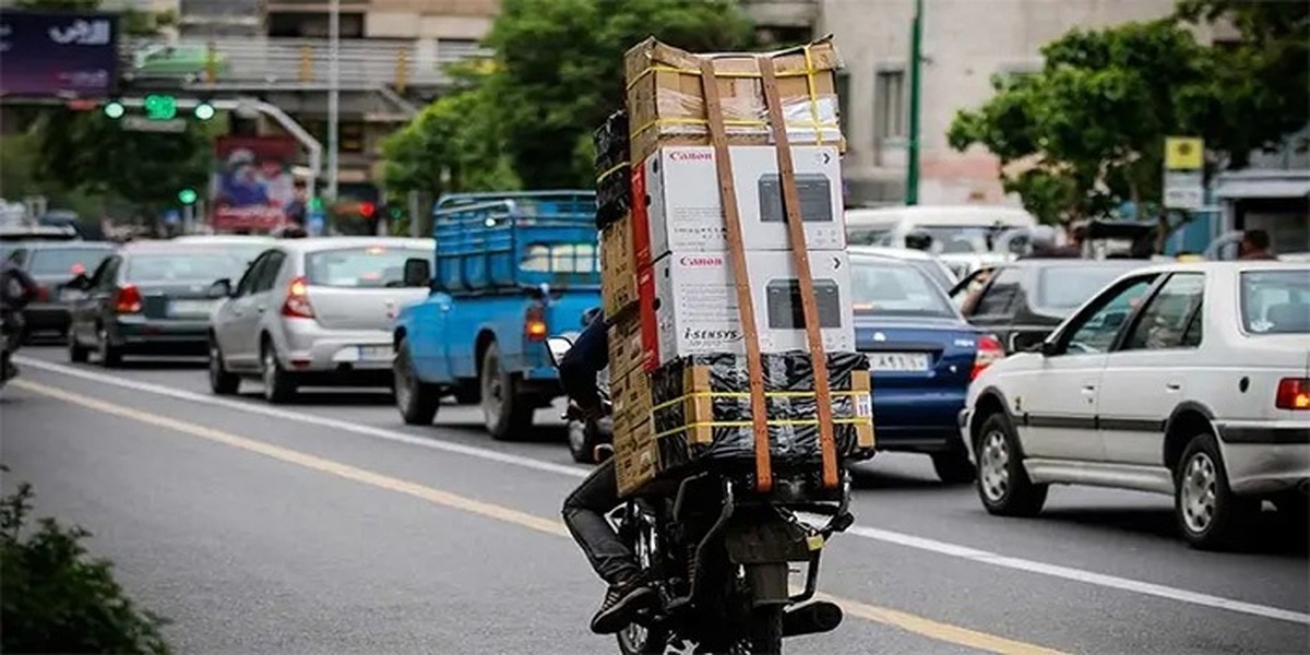 وقتی یک موتورسیکلت نقش کامیون را بازی می‌کند!+ ویدئو