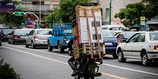 وقتی یک موتورسیکلت نقش کامیون را بازی می‌کند!+ ویدئو